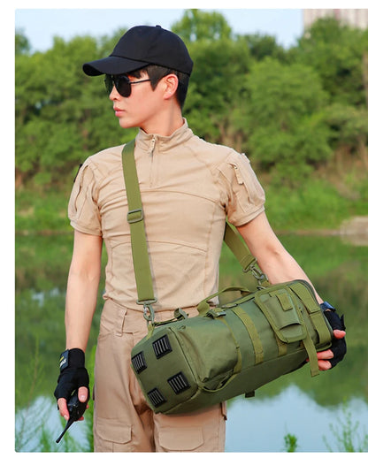 Mochila de Pesca Multifuncional com Suportes para Canas – Sistema MOLLE | SCIONE