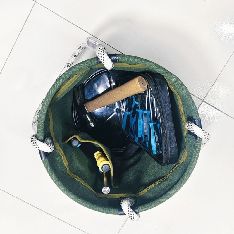 Bolsa de Ferramentas Grande 40x30cm em Lona – Resistente e Portátil para Carpinteiros, Eletricistas e Mecânicos
