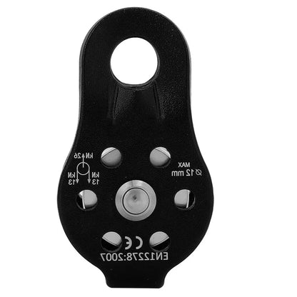 Polia Simples Giratória 26KN em Liga de Alumínio para Corda 12mm – Escalada e Resgate | DOACT