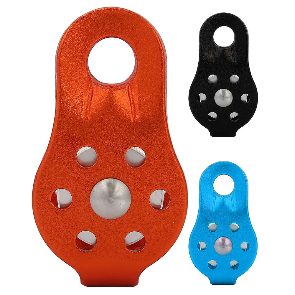 Polia Simples Giratória 26KN em Liga de Alumínio para Corda 12mm – Escalada e Resgate | DOACT
