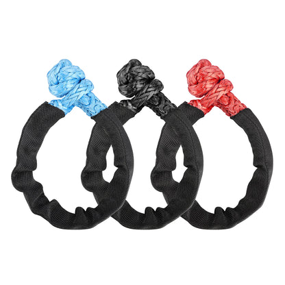 Corda de Reboque Soft Shackle 41000lbs – Offroad 4x4 para Jeep, Truck e SUV | TAOTAOCAR