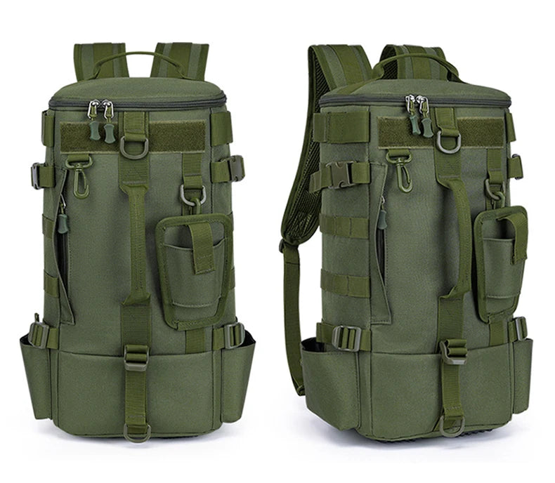 Mochila de Pesca Multifuncional com Suportes para Canas – Sistema MOLLE | SCIONE