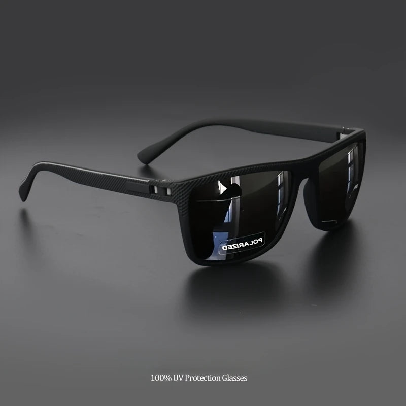 Óculos de Sol Polarizados com Armação Quadrada – Lentes UV400 Espelhadas | VEGUEROS