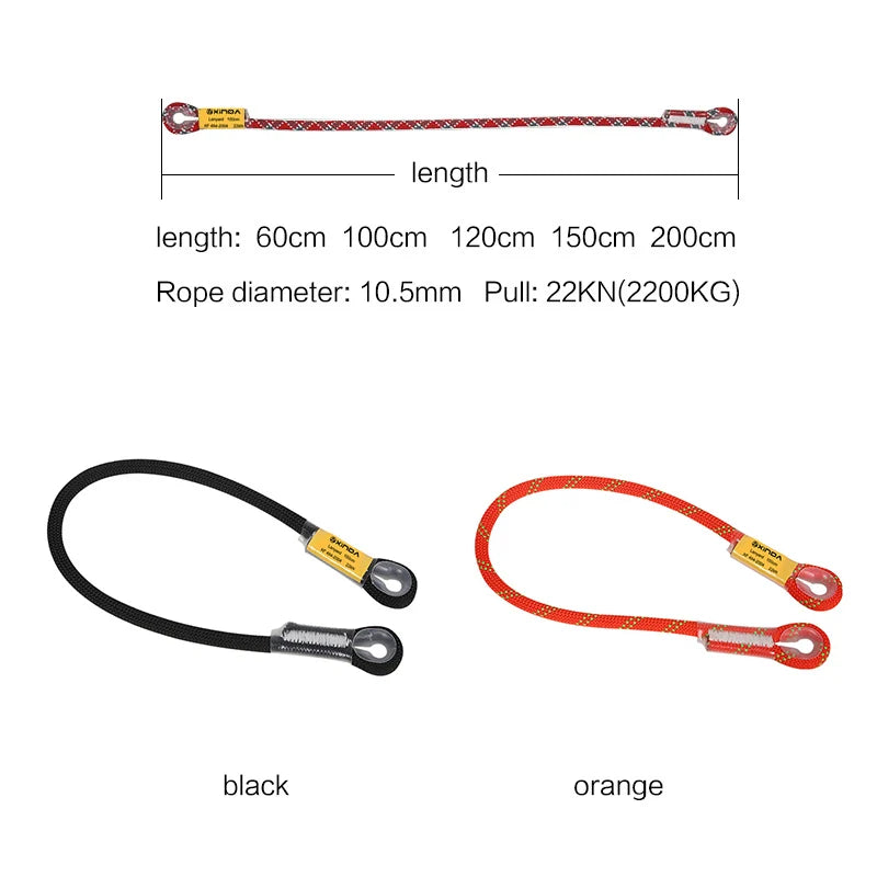 Corda Estática de Escalada 10.5mm – Fita de Segurança Profissional para Montanhismo