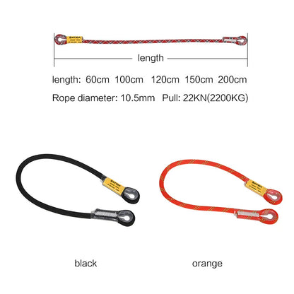 Corda Estática de Escalada 10.5mm – Fita de Segurança Profissional para Montanhismo