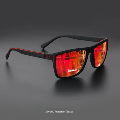 Óculos de Sol Polarizados com Armação Quadrada – Lentes UV400 Espelhadas | VEGUEROS