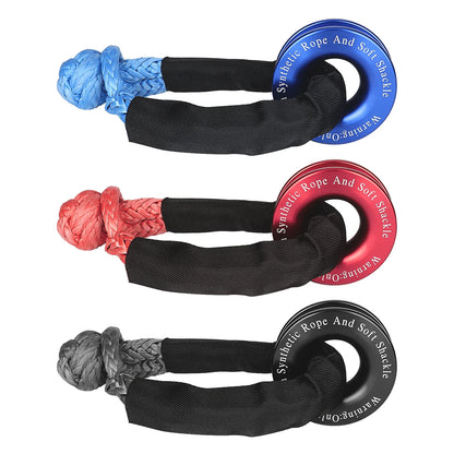 Corda de Reboque Soft Shackle 41000lbs – Offroad 4x4 para Jeep, Truck e SUV | TAOTAOCAR