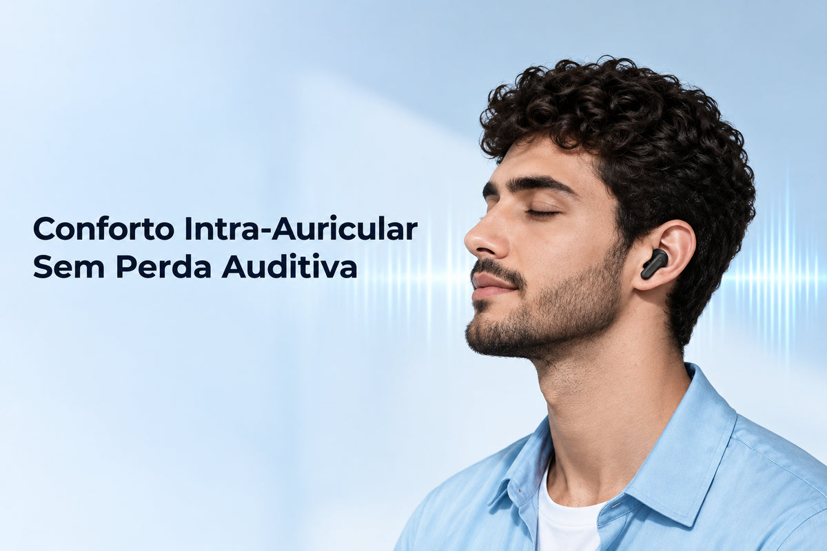 Auriculares Bluetooth HTC NE20 com tradução por IA, ecrã LED tátil, longa autonomia e fita de transporte