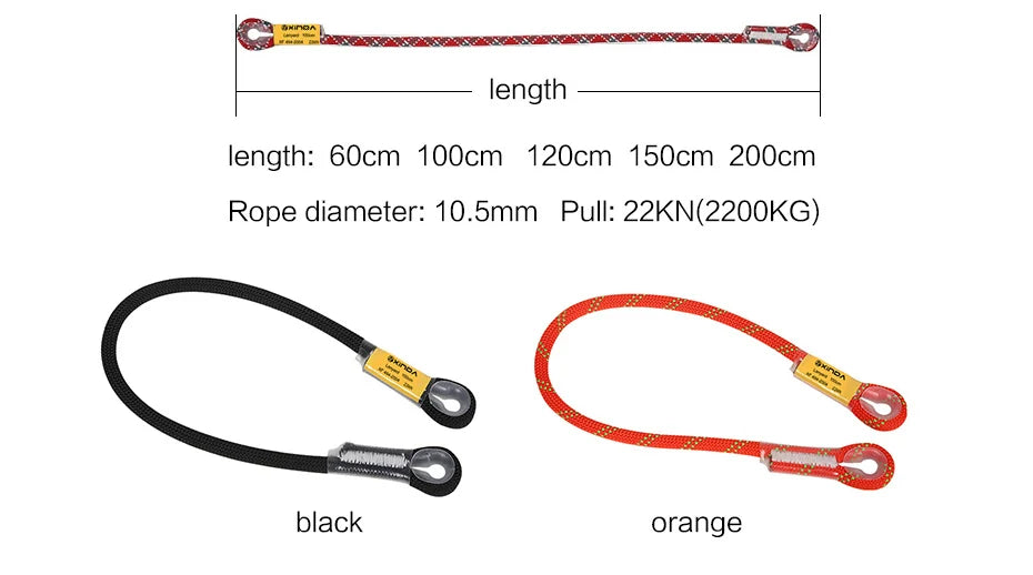 Corda Estática de Escalada 10.5mm – Fita de Segurança Profissional para Montanhismo