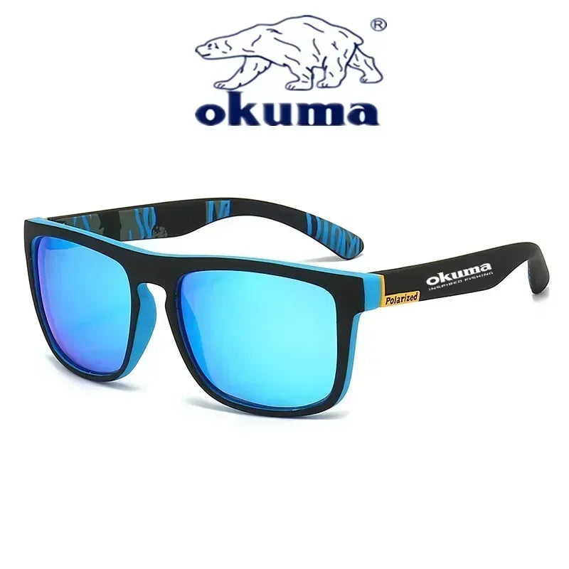 Óculos de sol polarizados Okuma UV400 oferecem proteção superior contra os raios ultravioleta, garantindo segurança ocular durante atividades ao ar livre. Seu design versátil os torna ideais para caça, pesca, condução e ciclismo, adaptando-se a diver
