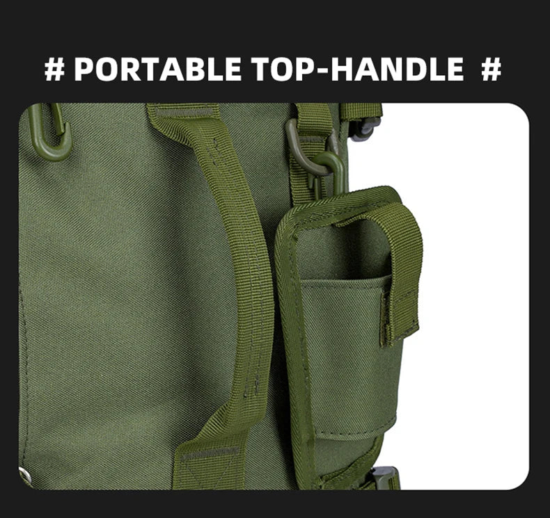 Mochila de Pesca Multifuncional com Suportes para Canas – Sistema MOLLE | SCIONE