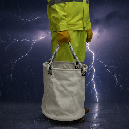 Bolsa de Ferramentas Grande 40x30cm em Lona – Resistente e Portátil para Carpinteiros, Eletricistas e Mecânicos