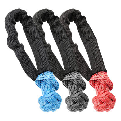 Corda de Reboque Soft Shackle 41000lbs – Offroad 4x4 para Jeep, Truck e SUV | TAOTAOCAR