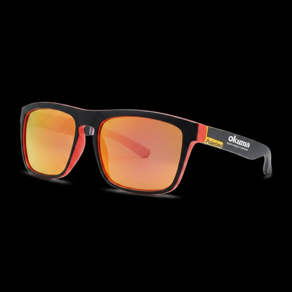 Óculos de sol polarizados Okuma UV400 oferecem proteção superior contra os raios ultravioleta, garantindo segurança ocular durante atividades ao ar livre. Seu design versátil os torna ideais para caça, pesca, condução e ciclismo, adaptando-se a diver